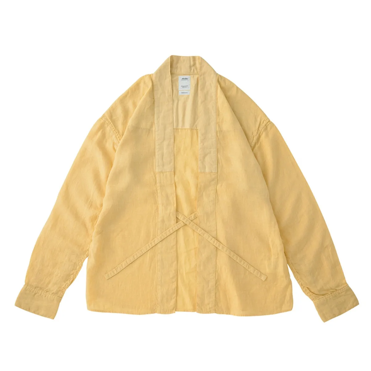 [L] Visvim SS18 LHAMO SHIRT LINEN YELLOW