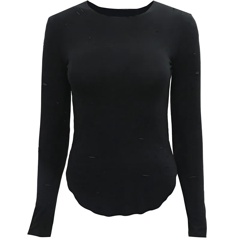 Long Sleeve Crew Neck Tee