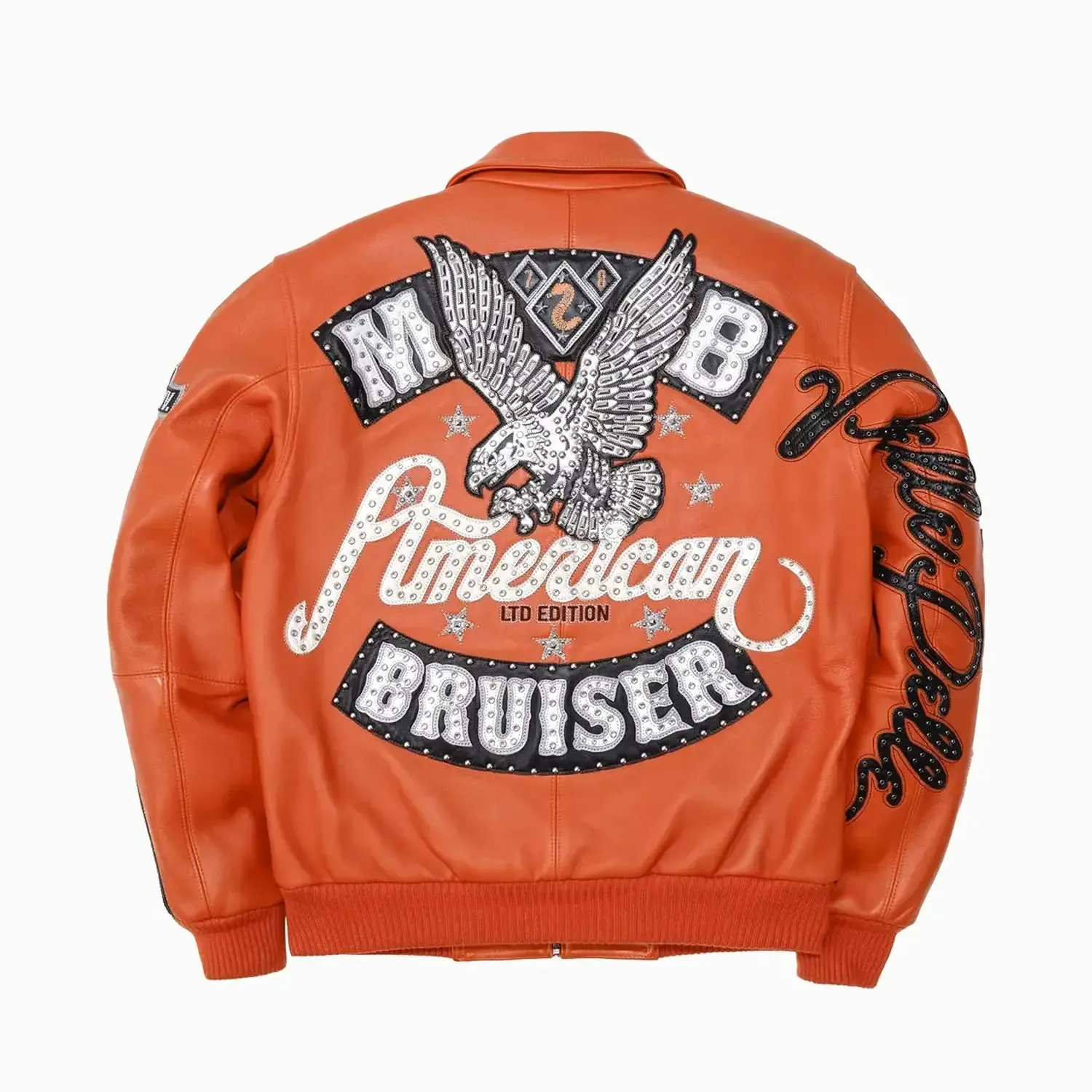 Men's American Bruiser Plush Leather Jacket
