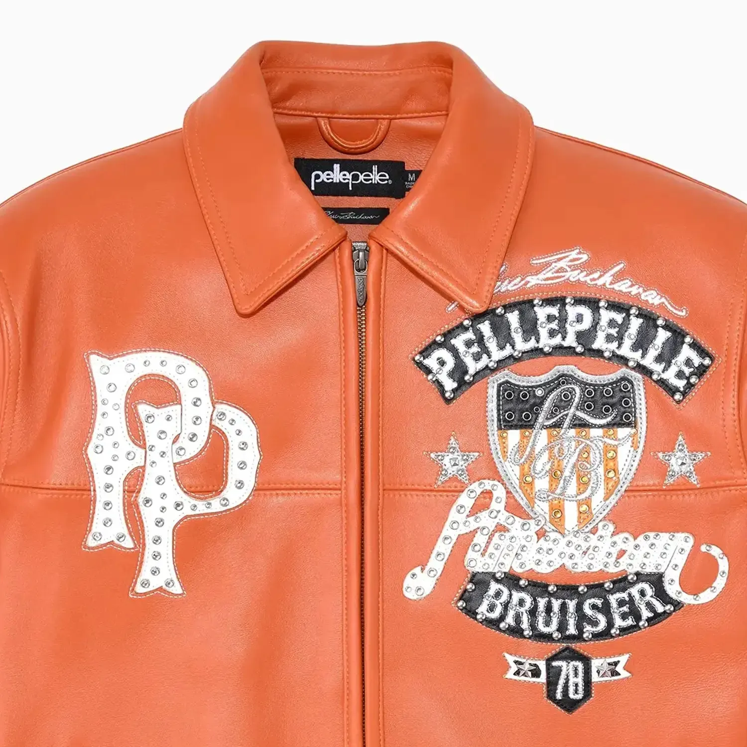 Men's American Bruiser Plush Leather Jacket