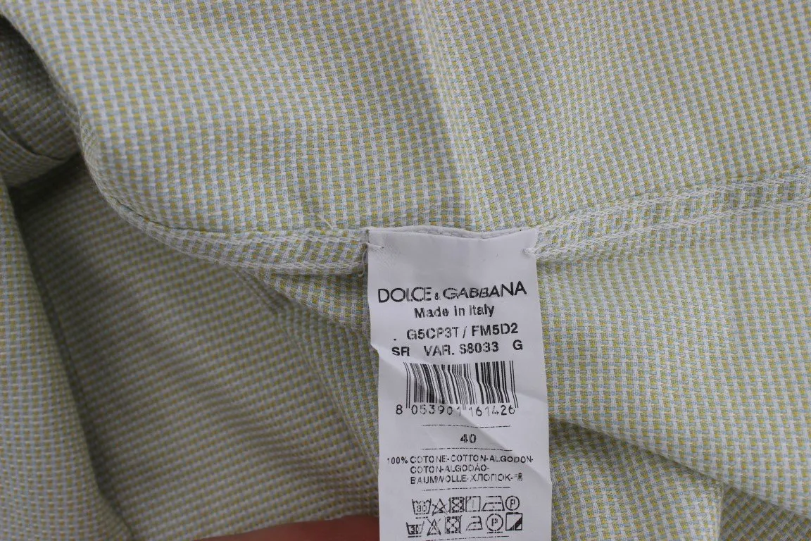 Multicolor Check Cotton Slim GOLD Shirt