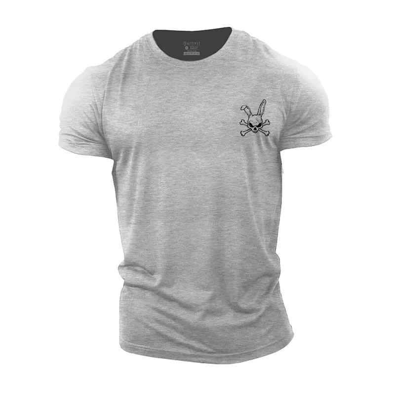 Skeleton Rabbit Cotton T-Shirt
