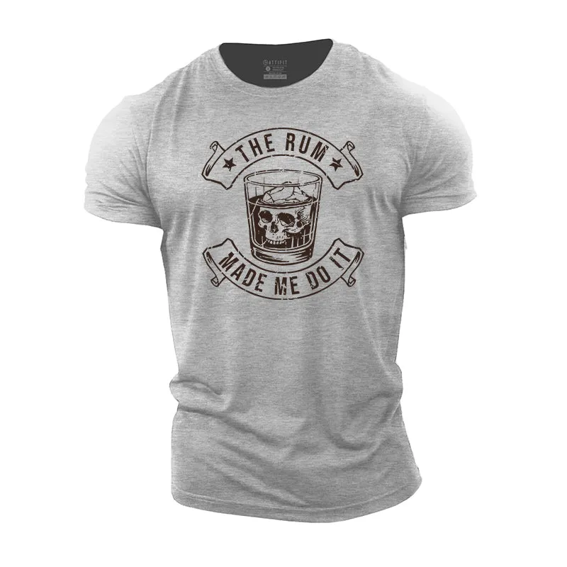 The Rum Graphic Men's Cotton T-Shirt