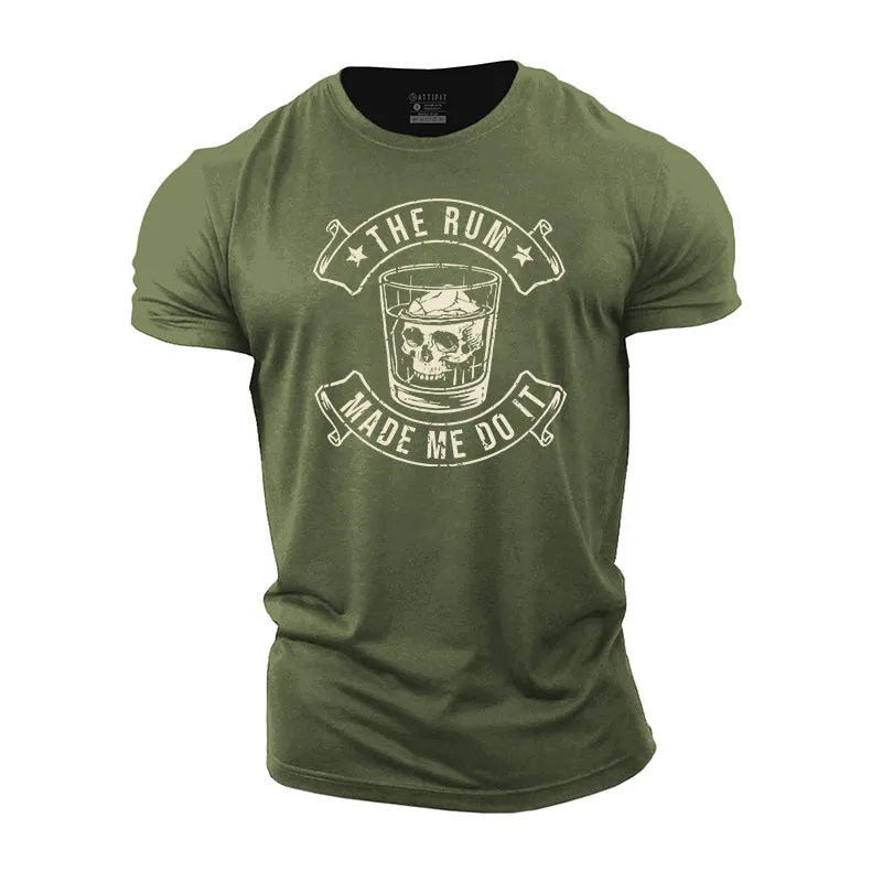 The Rum Graphic Men's Cotton T-Shirt