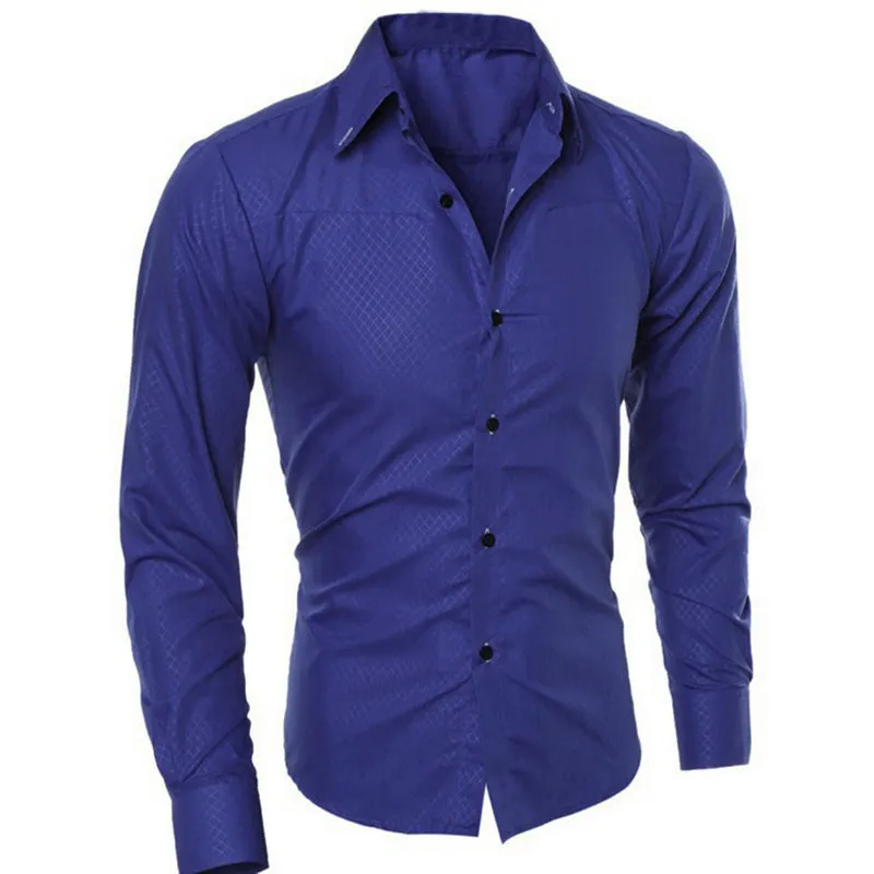 West Louis™ Brand Soft Solid Dress Shirt